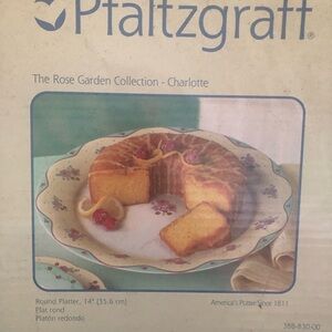 Pfaltzgraff Rose Garden - Charlotte Collection Charlotte Round Platter